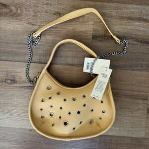 Kayla + Ava Grommet Stud Detail Purse Chain NWT